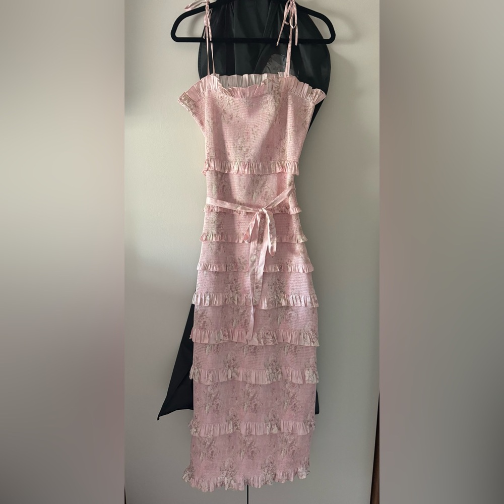 Pink Ruffled Dress
